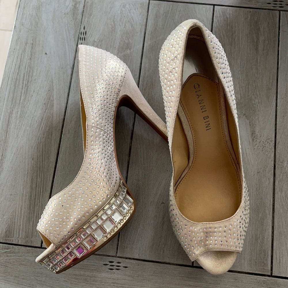 Gianni Bini peep toe heels.